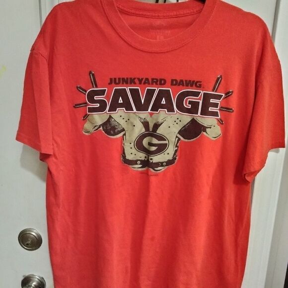 Junkyard Dawg savage UGA T-shirt - Picture 1 of 6